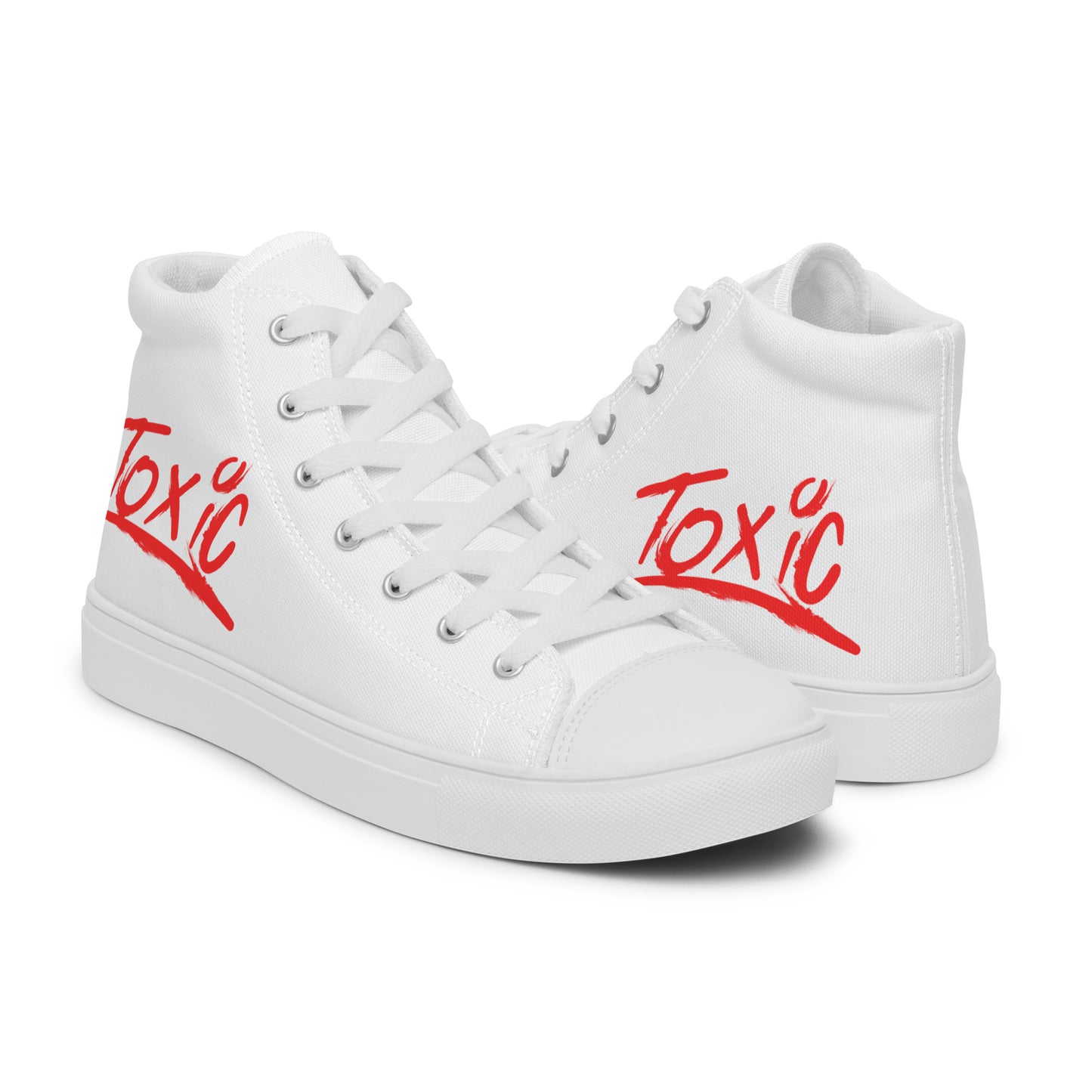 Toxic Men’s White High-Top Sneakers