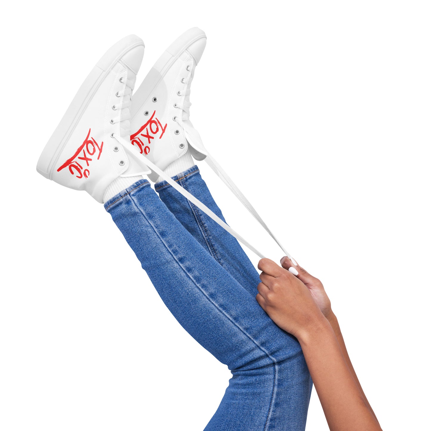 Toxic Women’s White High-Top Sneakers