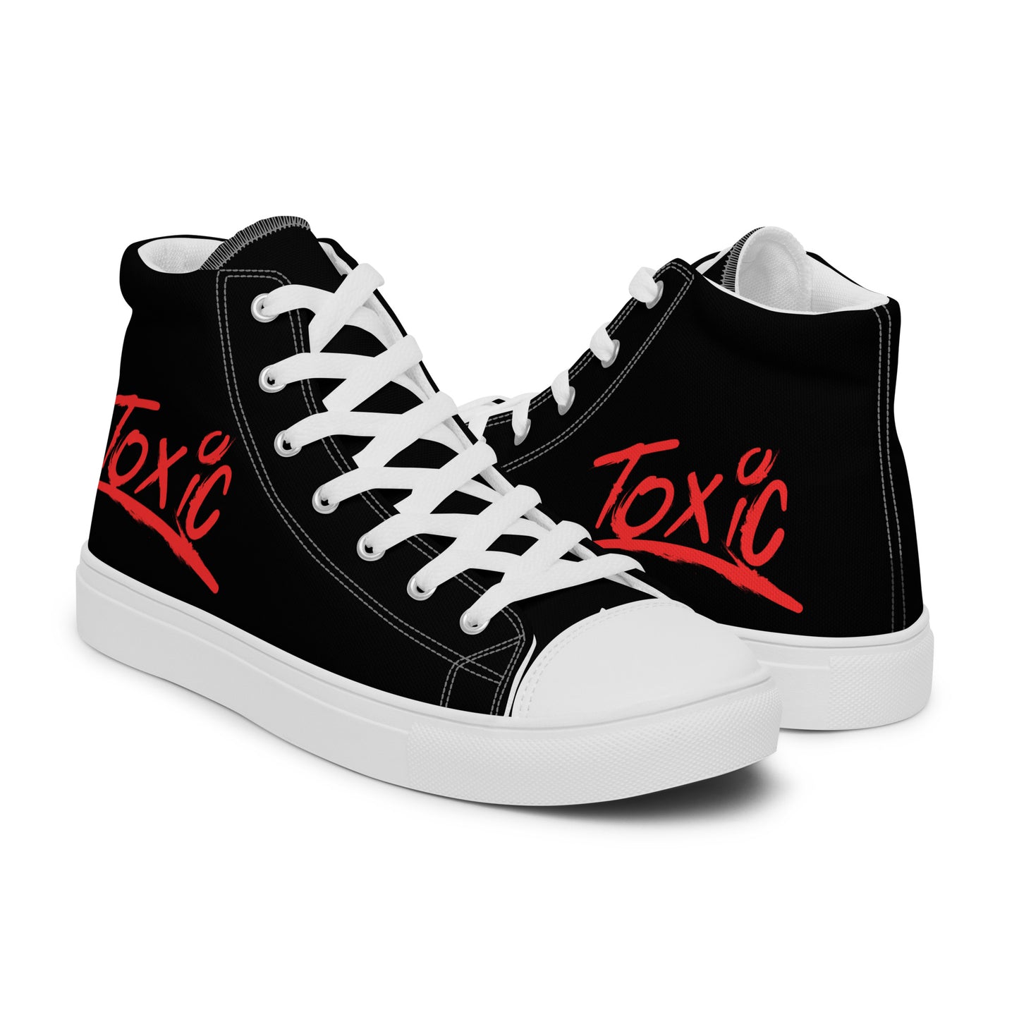 Toxic Women’s Black High-Top Sneakers