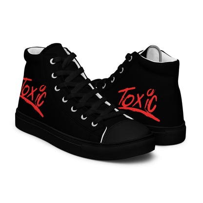 Toxic Men’s Black High-Top Sneakers