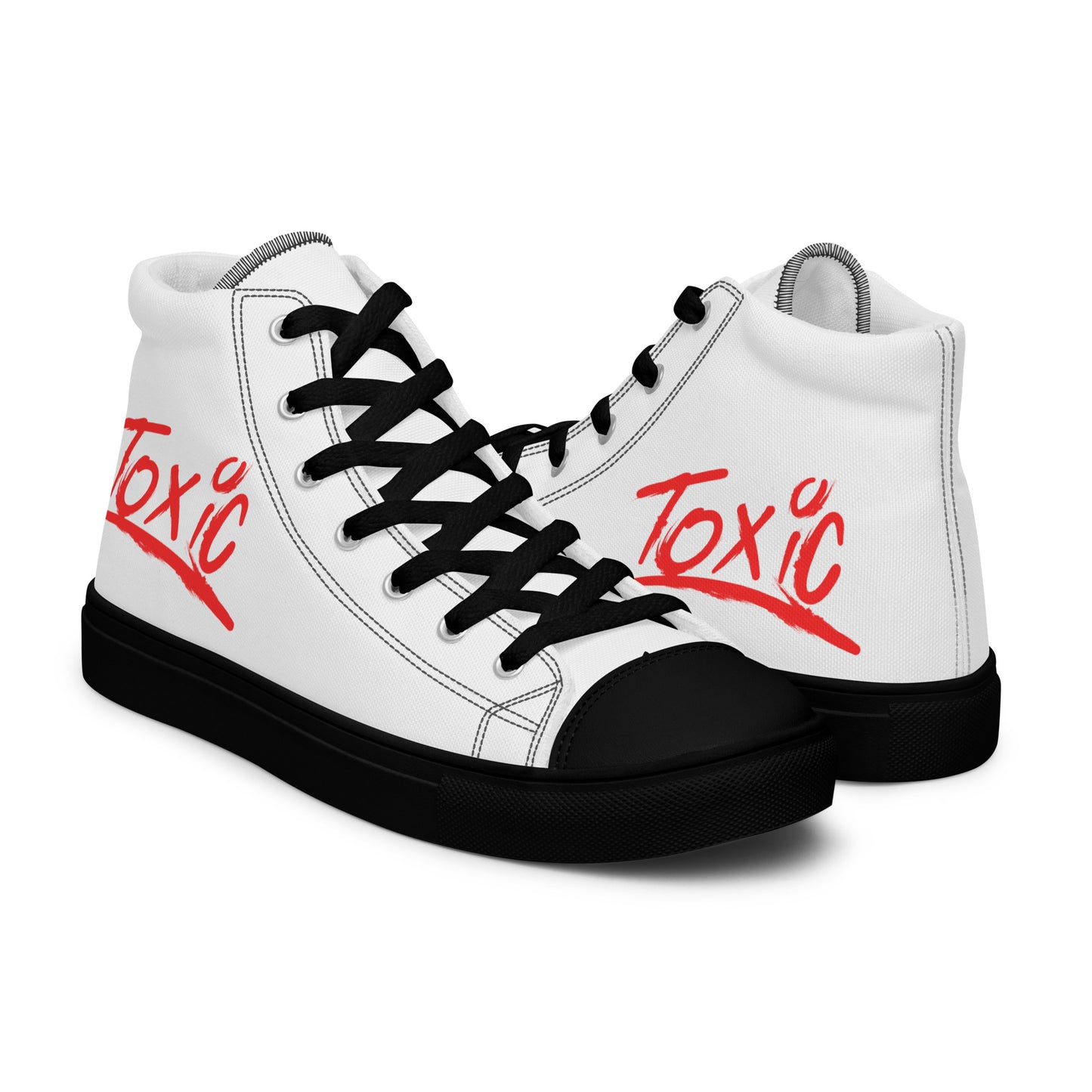 Toxic Men’s White High-Top Sneakers