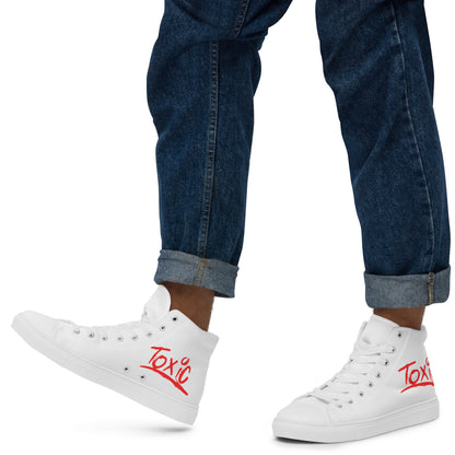 Toxic Men’s White High-Top Sneakers