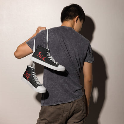 Toxic Men’s Black High-Top Sneakers