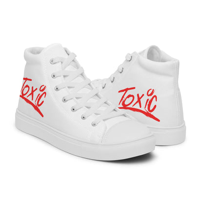Toxic Men’s White High-Top Sneakers