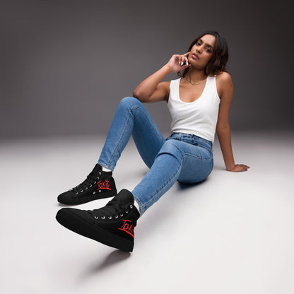 Toxic Women’s Black High-Top Sneakers