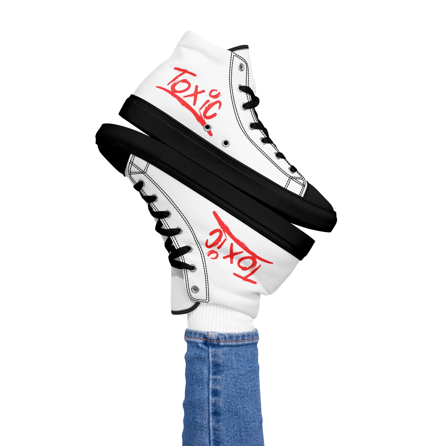 Toxic Women’s White High-Top Sneakers