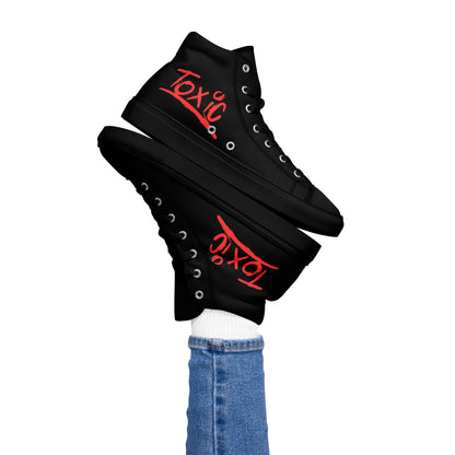 Toxic Women’s Black High-Top Sneakers