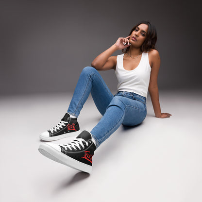 Toxic Women’s Black High-Top Sneakers