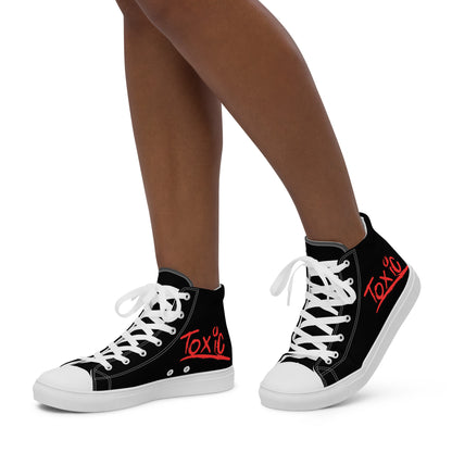 Toxic Women’s Black High-Top Sneakers