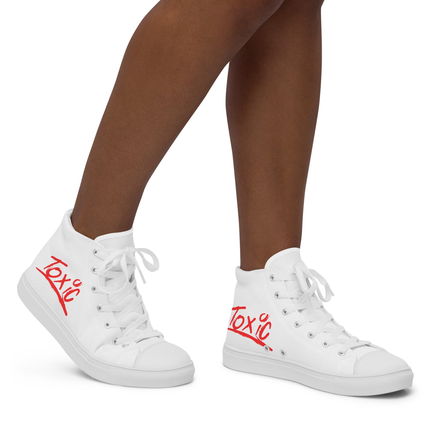 Toxic Women’s White High-Top Sneakers